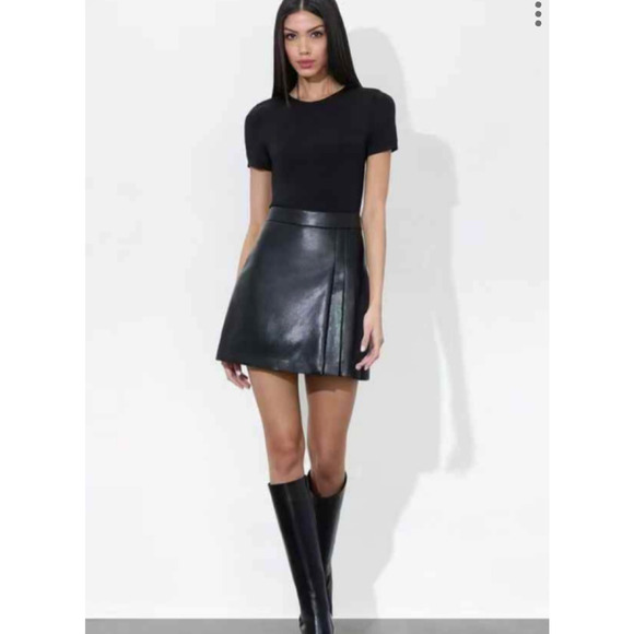 CHARA VEGAN MINI DRESS US 4 - Picture 1 of 14